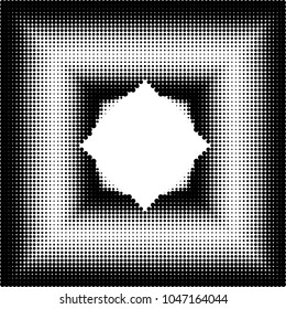 Abstract Halftone Design Vector Illustration