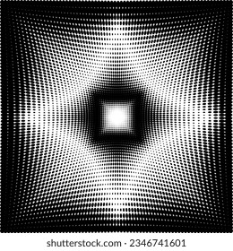 Abstract Halftone Design Vector Illustration