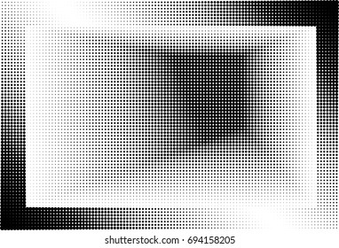 Abstract Halftone Design Vector Illustration
