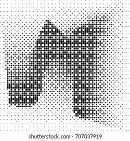 Abstract Halftone Design Vector Illustration