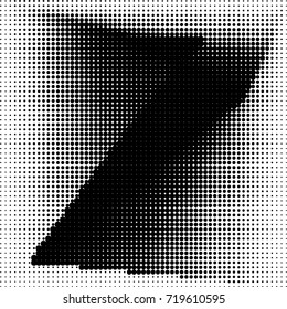 Abstract Halftone Design Vector Illustration