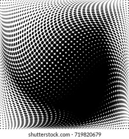 Abstract Halftone Design Vector Illustration