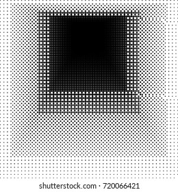 Abstract Halftone Design Vector Illustration