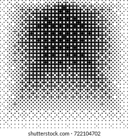 Abstract Halftone Design Vector Illustration