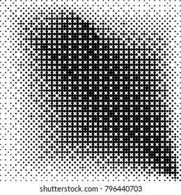 Abstract Halftone Design Vector Illustration