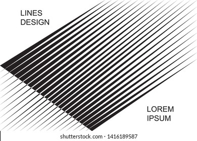 Abstract halftone diagonal lines background, trendy geometric pattern, vector modern design texture.