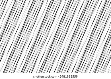  Abstrait texture en demi-teinte diagonale. Points carrés réguliers sur fond vert à mi-teinte. Fond d'écran en pointillés blanc et noir. Arrière-plan  Image vectorielle pixellisé rétro