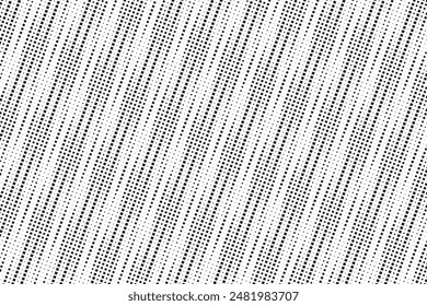 Abstrait texture en demi-teinte diagonale. Points carrés réguliers sur fond vert à mi-teinte. Fond d'écran en pointillés blanc et noir. Arrière-plan  Image vectorielle pixellisé rétro