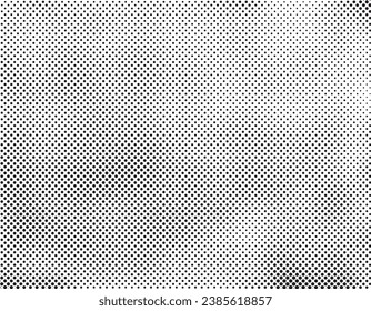 Abstract halftone dot backdrop in white and black tones in grunge style, monochrome background for business card, poster, interior design, sticker, website, advertising