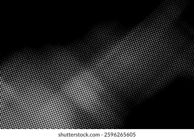 ABSTRACT HALFTONE AND DOT BACKGROUND TEMPLATE FOR POSTER