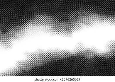 ABSTRACT HALFTONE AND DOT BACKGROUND TEMPLATE FOR POSTER
