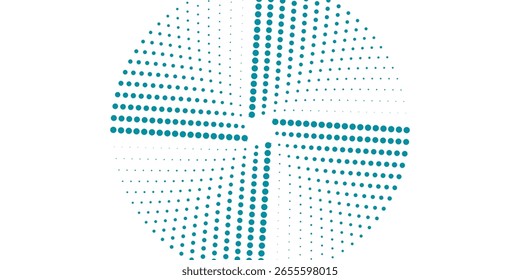 Meio-Tom Abstrato Ponto Design Circular Fundo