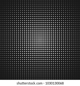 Abstract halftone dot pattern background - vector graphic from circles