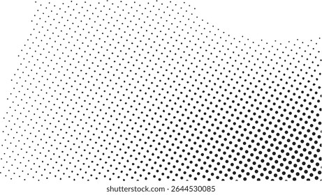 Abstract halftone dot pattern background design