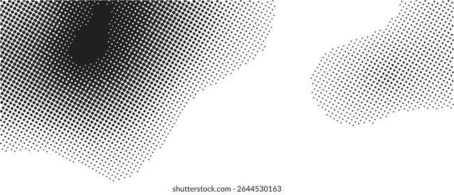 Abstract halftone dot pattern background design