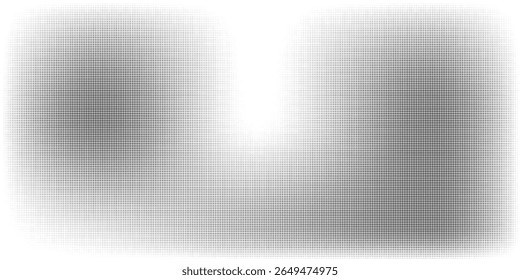Abstract halftone dot pattern in black and white, forming a gradient with a central light area. The texture creates a retro, comic book-style effect suitable for graphic design