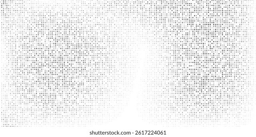 Abstract halftone dot pattern. Dotted gradient background. Simple Black and white vector texture. Great for graphic design, comics, dynamic visual effects
