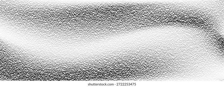 Abstractas punto de medio tono o ondas de arena sobre fondo blanco. Ilustración realista de Vector de patrón de gradiente punteado negro, textura granulada grunge, efecto de pulverización de pintura, textura líquida, fluido de puntos