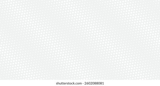 Abstract Halftone Dot Texture on White Background for Graphic Design