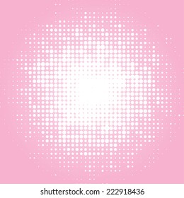 Abstract halftone dots background