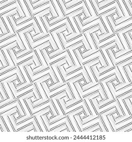 Abstract halftone dots background. Black and white dotted pattern. Vintage halftone background. Fade distressed overlay pattern. Vector illustration