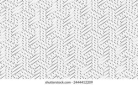 Abstract halftone dots background. Black and white dotted pattern. Vintage halftone background. Fade distressed overlay pattern. Vector illustration