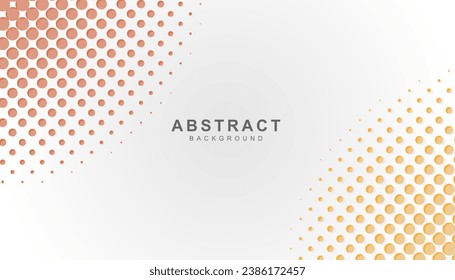 Abstract halftone dots background with copy space