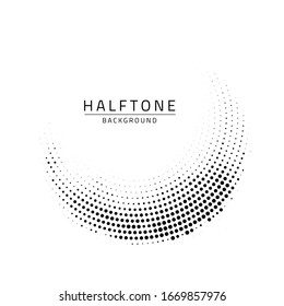 Abstrakter Halbton-Punkte-Hintergrund-Design