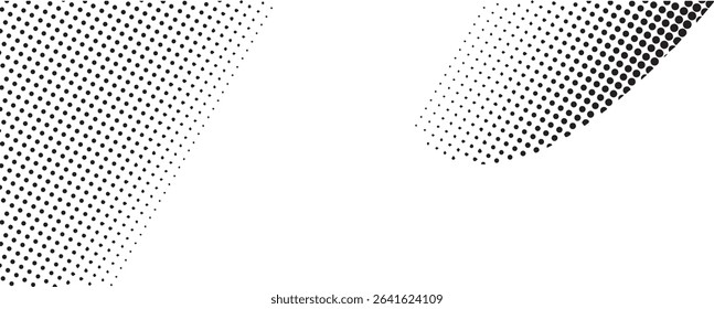 Abstract halftone dots background design template