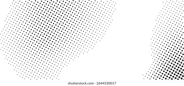 Abstract halftone dots background design template