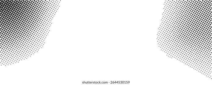 Abstract halftone dots background design template