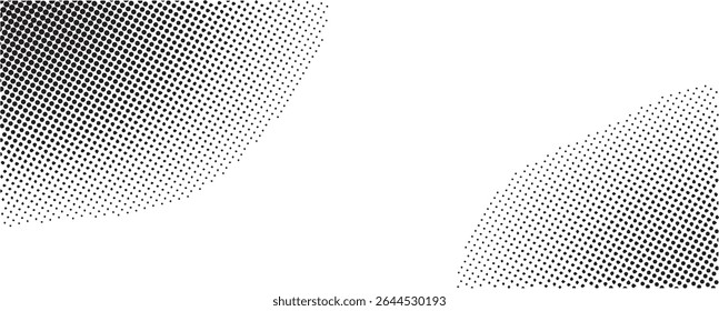 Abstract halftone dots background design template