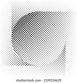 Abstract halftone dots background, geometric pattern, vector texture.