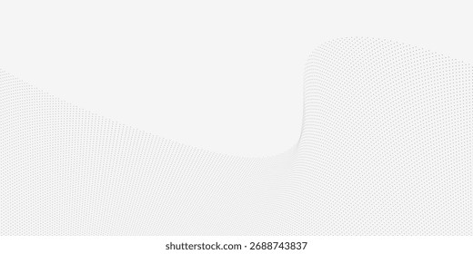 Meio-tom Abstrato Pontos Fundo. padrão de ponto de onda mínimo