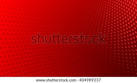 Abstract halftone dots background in red colors