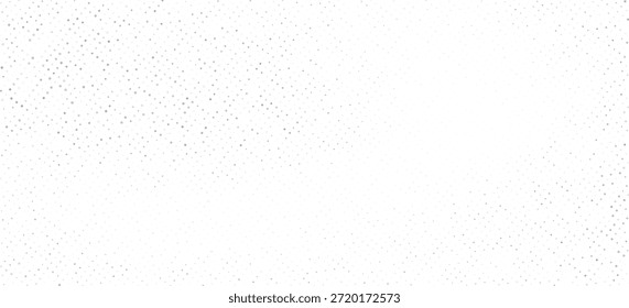 Meio-tom abstrato marca o plano de fundo com efeito de gradiente cinza suave no espaço em branco. Design mínimo e moderno adequado para banner, cartaz, apresentação, papel de parede, fundo da web, brochura, folheto e modelo digital. Textura pontilhada limpa com padrão de desvanecimento suave.