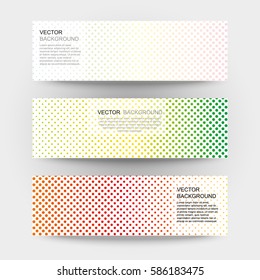 Abstract halftone dots background. Vector gradient pattern.
