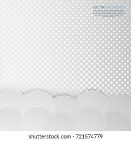Abstract halftone dots background. Vector grunge pattern.