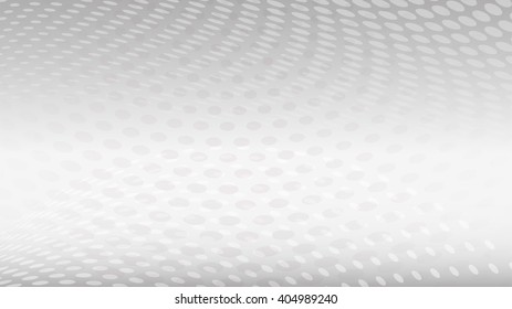Abstract halftone dots background in white colors