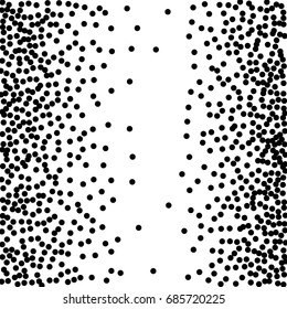  Abstract Halftone dots. Black dots on white background. Engraving Pattern For Your Design. Vector Dotwork Illustration.