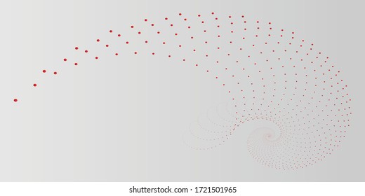Abstract halftone dots in circle form. Vector EPS 10 illustration. design element
