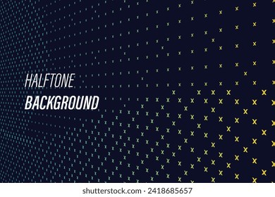 Abstract halftone dots dotted background presentation poster