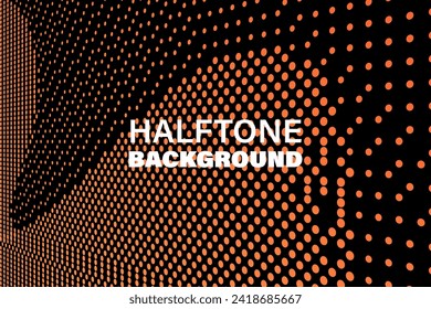 Abstract halftone dots dotted background presentation poster