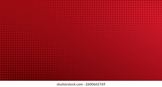 Abstract halftone dots dotted background in red colors presentation poster  modern dot