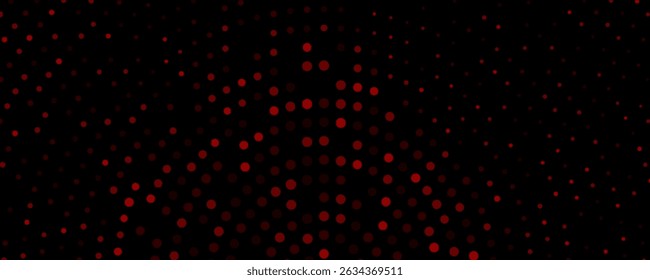 Abstract halftone dots dotted background in red colors presentation poster
