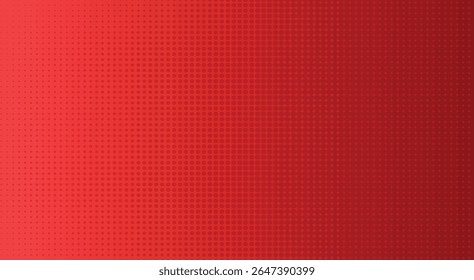 Abstractas fondo punteado de puntos semitono en colores rojos.