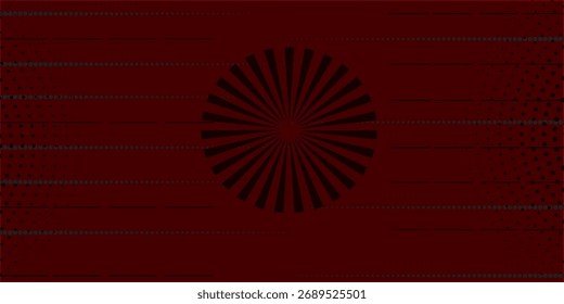 Abstract halftone dots dotted background in red colors presentation poster 
