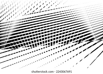 fondo de líneas y puntos de semitono abstractos, patrón dinámico geométrico mínimo, textura vectorial