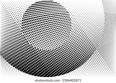 abstract halftone dots and lines background, geometric dynamic pattern, vector modern design texture