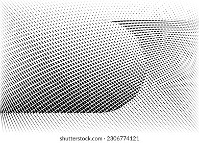 abstract halftone dots and lines background, geometric dynamic pattern, vector modern design texture